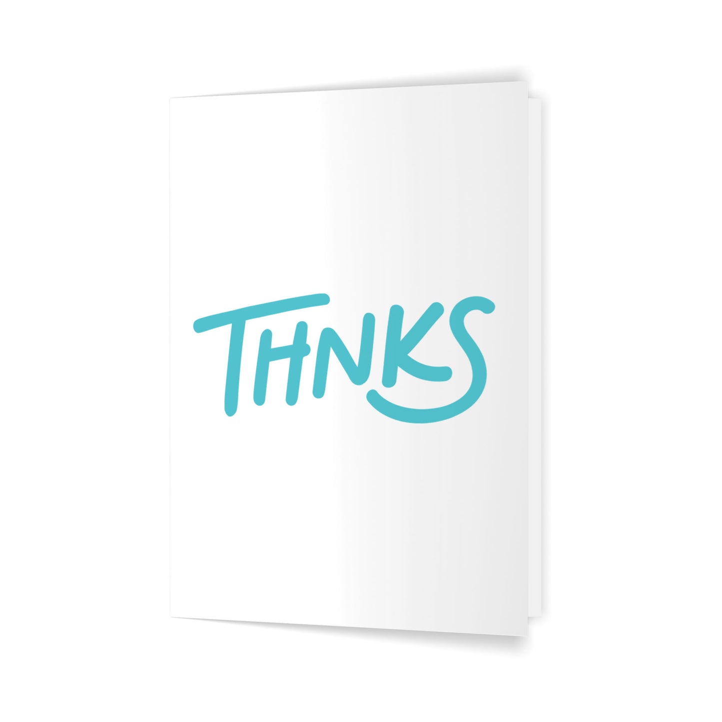 Thnks 5x7 Folded Greeting Card (Set of 10)