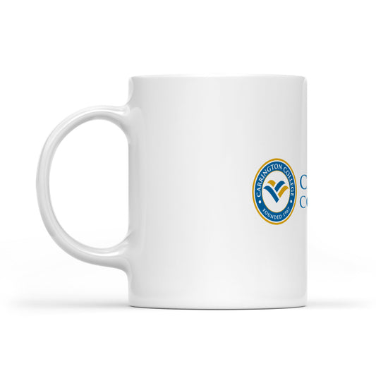 Carrington College White Edge-to-Edge Mug