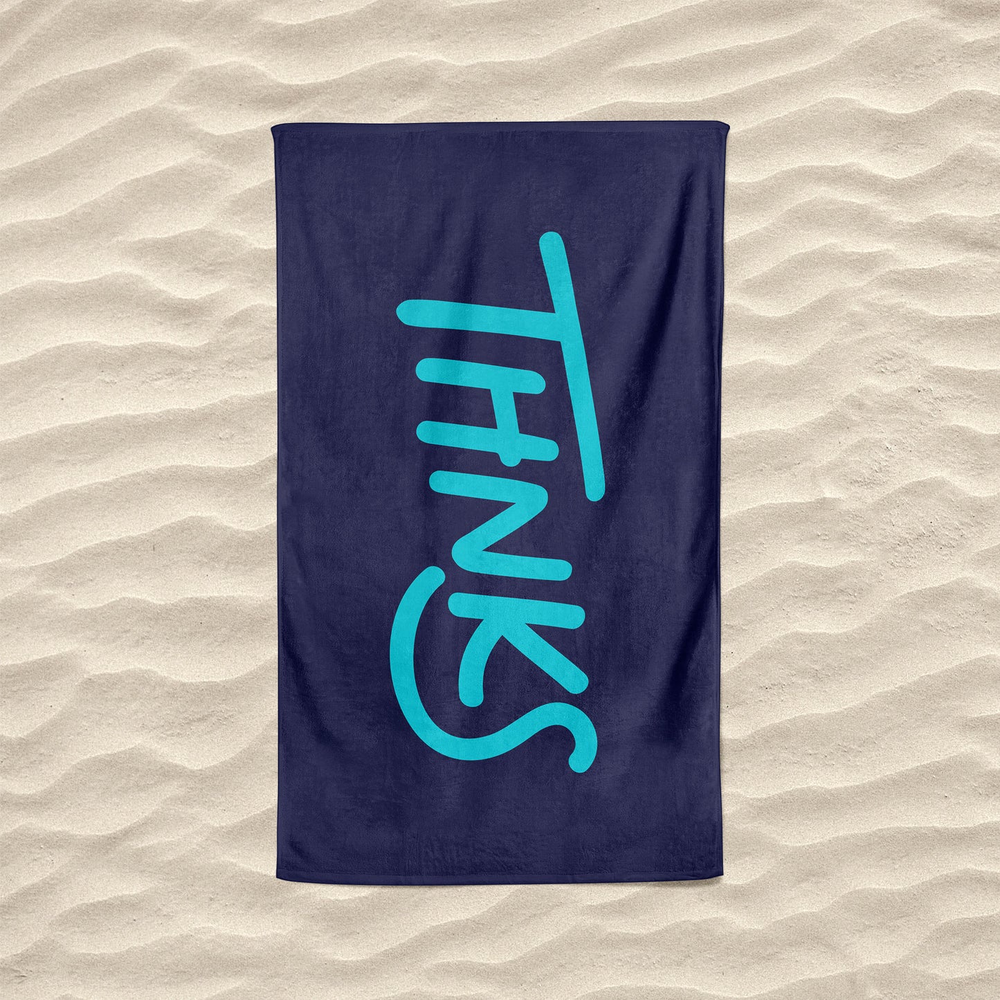 Thnks Beach Towel