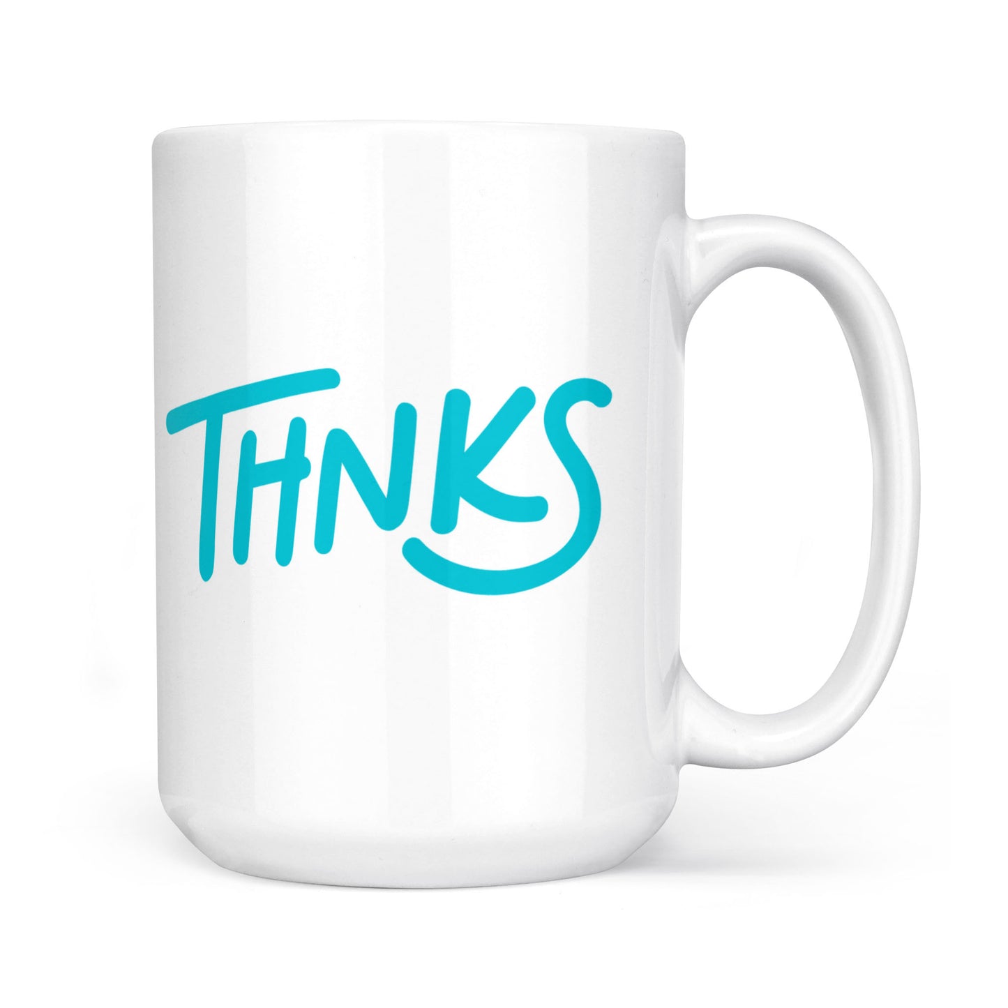 Thnks White Edge-to-Edge Mug