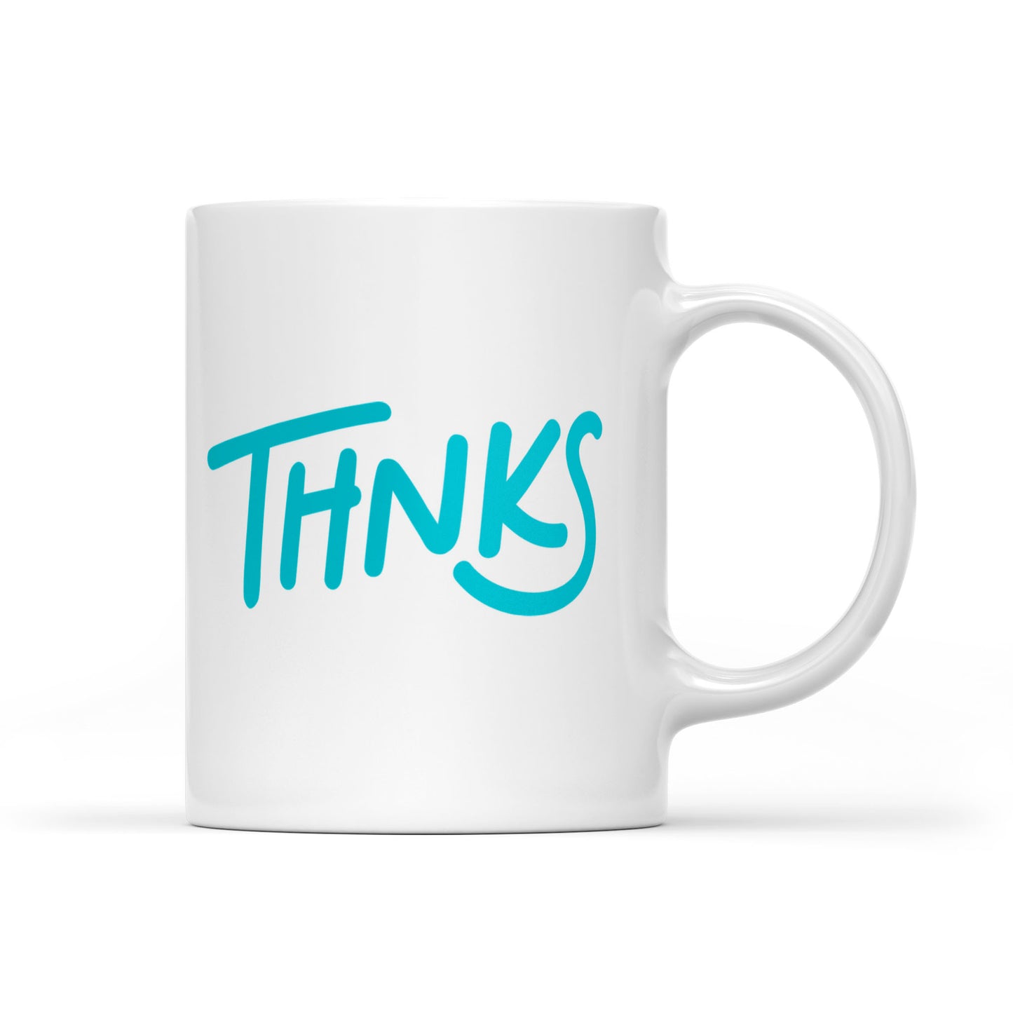 Thnks White Edge-to-Edge Mug