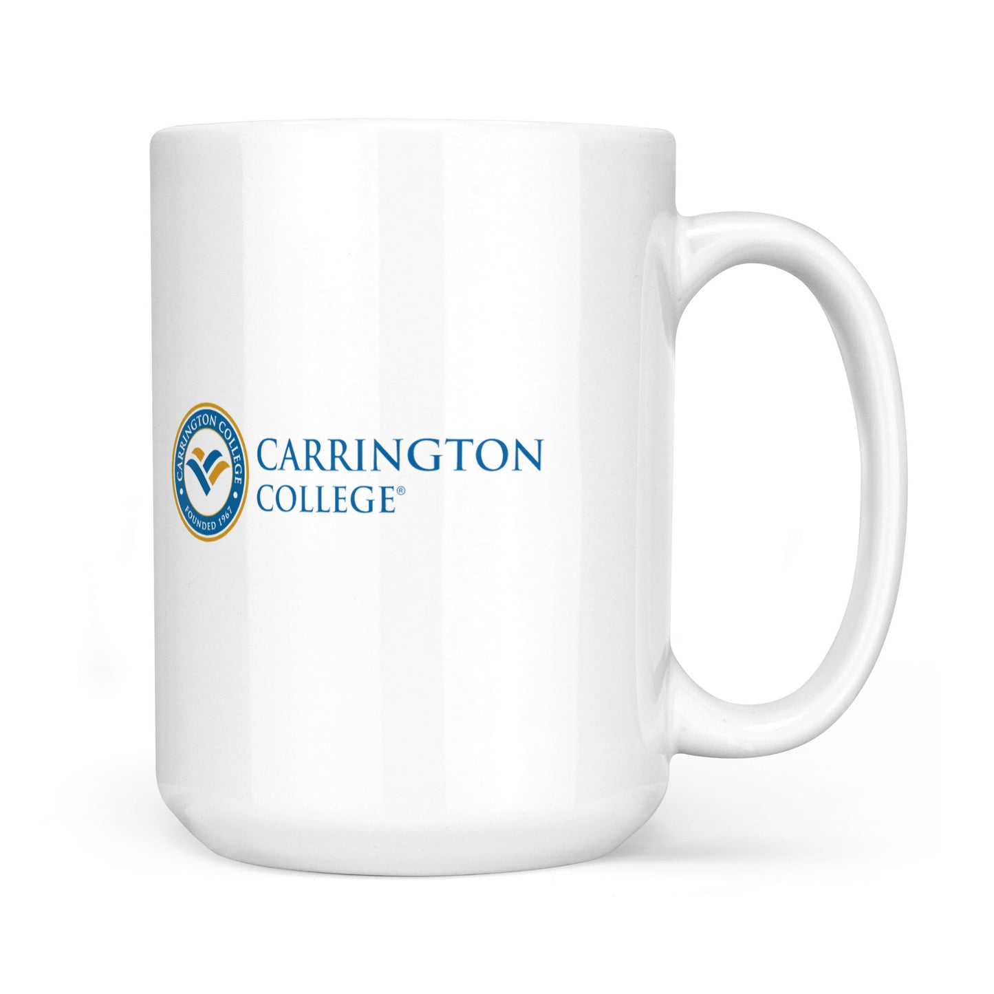 Carrington College White Edge-to-Edge Mug